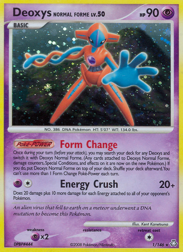 Deoxys Normal Forme (1/146) [Diamond & Pearl: Legends Awakened] | Exor Games New Glasgow