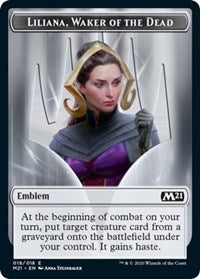 Emblem - Liliana, Waker of the Dead [Core Set 2021] | Exor Games New Glasgow