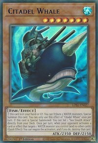 Citadel Whale (Blue) [LDS1-EN027] Ultra Rare | Exor Games New Glasgow