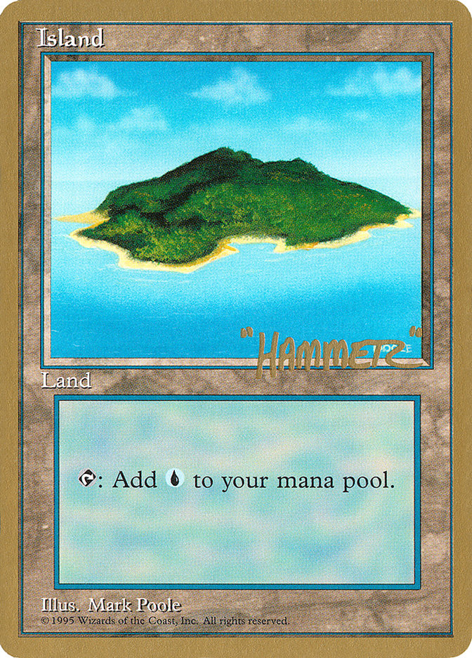 Island (shr367) (Shawn "Hammer" Regnier) [Pro Tour Collector Set] | Exor Games New Glasgow