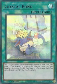 Crystal Bond (Blue) [LDS1-EN112] Ultra Rare | Exor Games New Glasgow