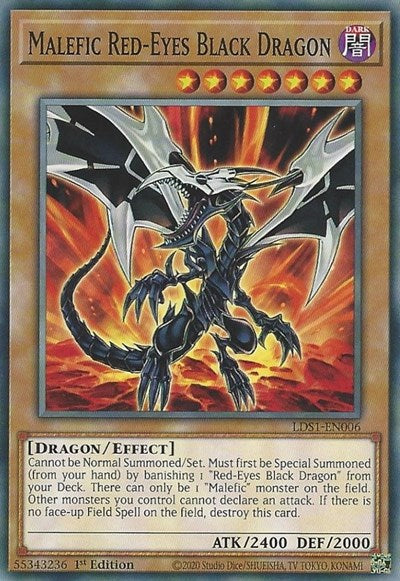 Malefic Red-Eyes Black Dragon [LDS1-EN006] Common | Exor Games New Glasgow