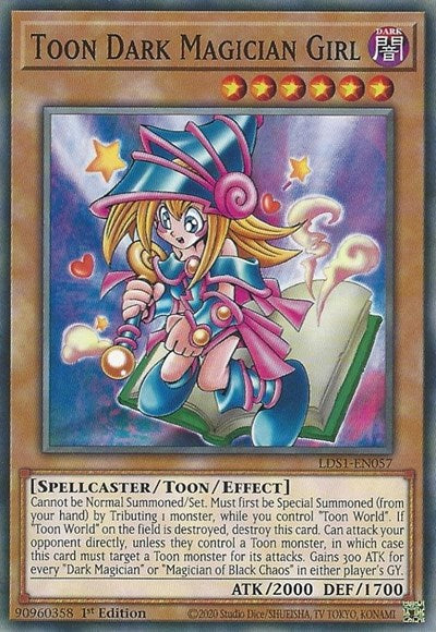 Toon Dark Magician Girl [LDS1-EN057] Common | Exor Games New Glasgow