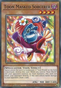 Toon Masked Sorcerer [LDS1-EN058] Common | Exor Games New Glasgow