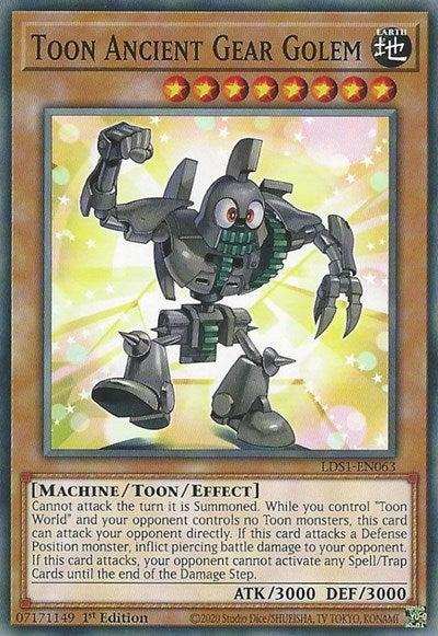 Toon Ancient Gear Golem [LDS1-EN063] Common | Exor Games New Glasgow