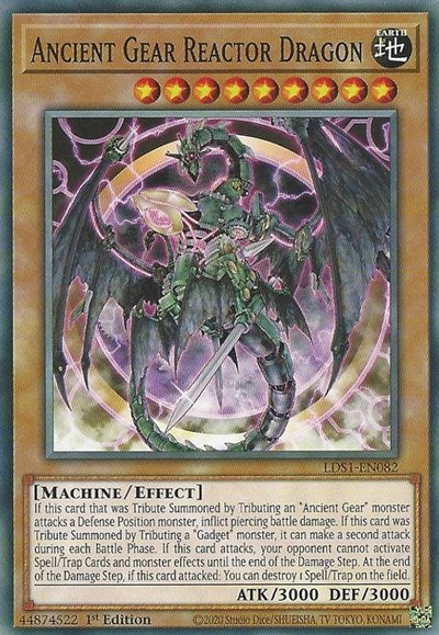 Ancient Gear Reactor Dragon [LDS1-EN082] Common | Exor Games New Glasgow