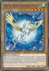 Crystal Beast Sapphire Pegasus [LDS1-EN098] Common | Exor Games New Glasgow