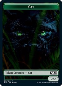 Cat (011) // Dog Double-sided Token [Core Set 2021] | Exor Games New Glasgow