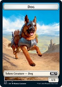 Dog // Weird Double-sided Token [Core Set 2021] | Exor Games New Glasgow