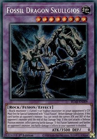 Fossil Dragon Skullgios [BLAR-EN009] Secret Rare | Exor Games New Glasgow