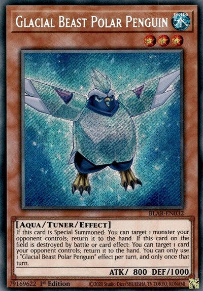 Glacial Beast Polar Penguin [BLAR-EN032] Secret Rare | Exor Games New Glasgow