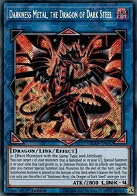 Darkness Metal, the Dragon of Dark Steel [BLAR-EN047] Secret Rare | Exor Games New Glasgow