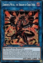 Darkness Metal, the Dragon of Dark Steel [BLAR-EN047] Secret Rare | Exor Games New Glasgow