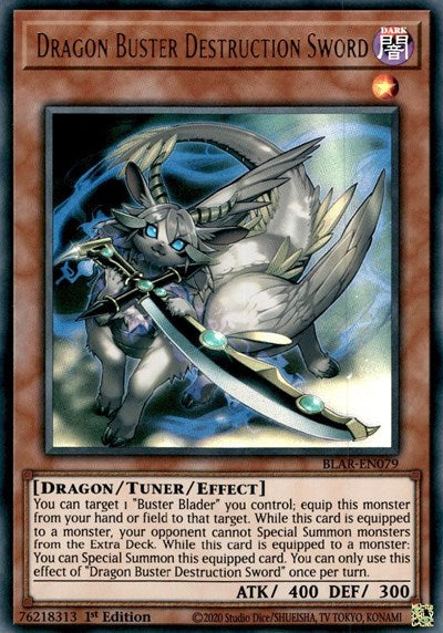 Dragon Buster Destruction Sword [BLAR-EN079] Ultra Rare | Exor Games New Glasgow