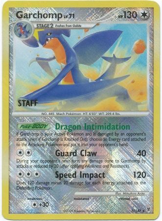 Garchomp (5/147) (Championship Promo Staff) [Platinum: Supreme Victors] | Exor Games New Glasgow