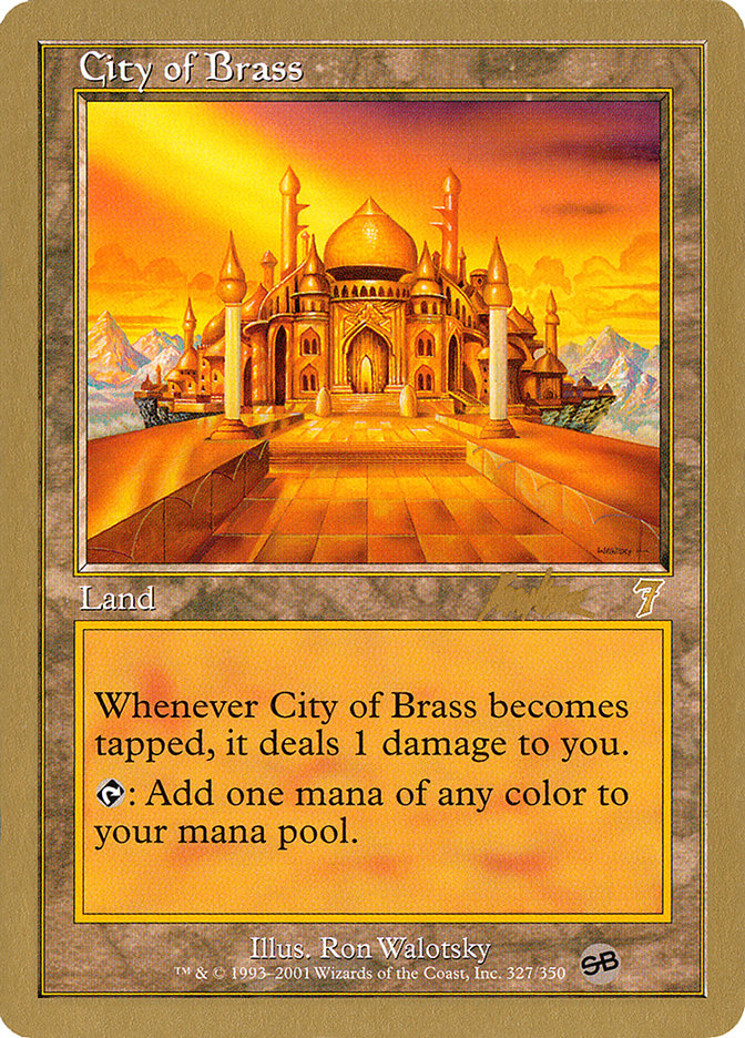 City of Brass (Brian Kibler) (SB) [World Championship Decks 2002] | Exor Games New Glasgow