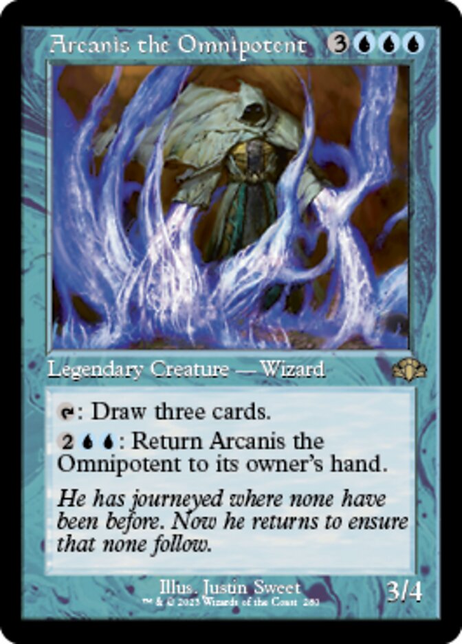 Arcanis the Omnipotent (Retro) [Dominaria Remastered] | Exor Games New Glasgow