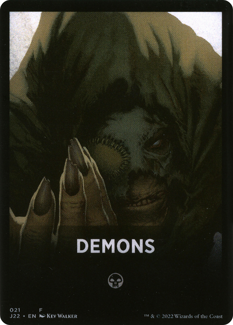 Demons Theme Card [Jumpstart 2022 Front Cards] | Exor Games New Glasgow