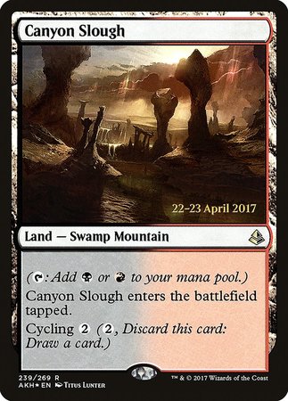 Canyon Slough [Amonkhet Promos] | Exor Games New Glasgow