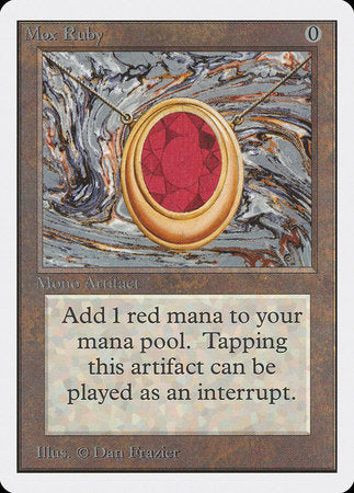 Mox Ruby [Unlimited Edition] | Exor Games New Glasgow