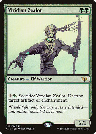 Viridian Zealot [Commander 2015] | Exor Games New Glasgow