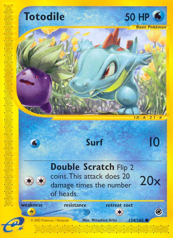 Totodile (134/165) [Expedition: Base Set] | Exor Games New Glasgow