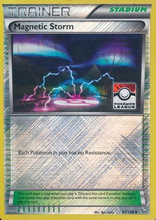 Magnetic Storm (91/106) (League Promo) [XY: Flashfire] | Exor Games New Glasgow