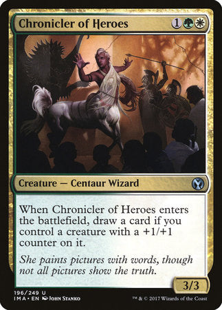 Chronicler of Heroes [Iconic Masters] | Exor Games New Glasgow