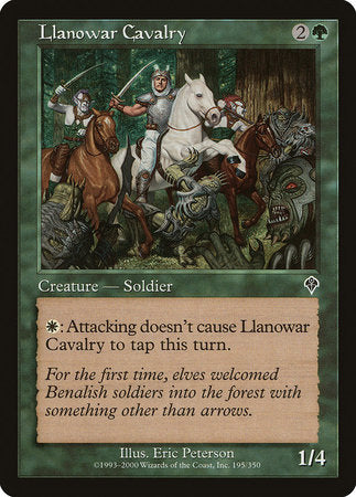 Llanowar Cavalry [Invasion] | Exor Games New Glasgow