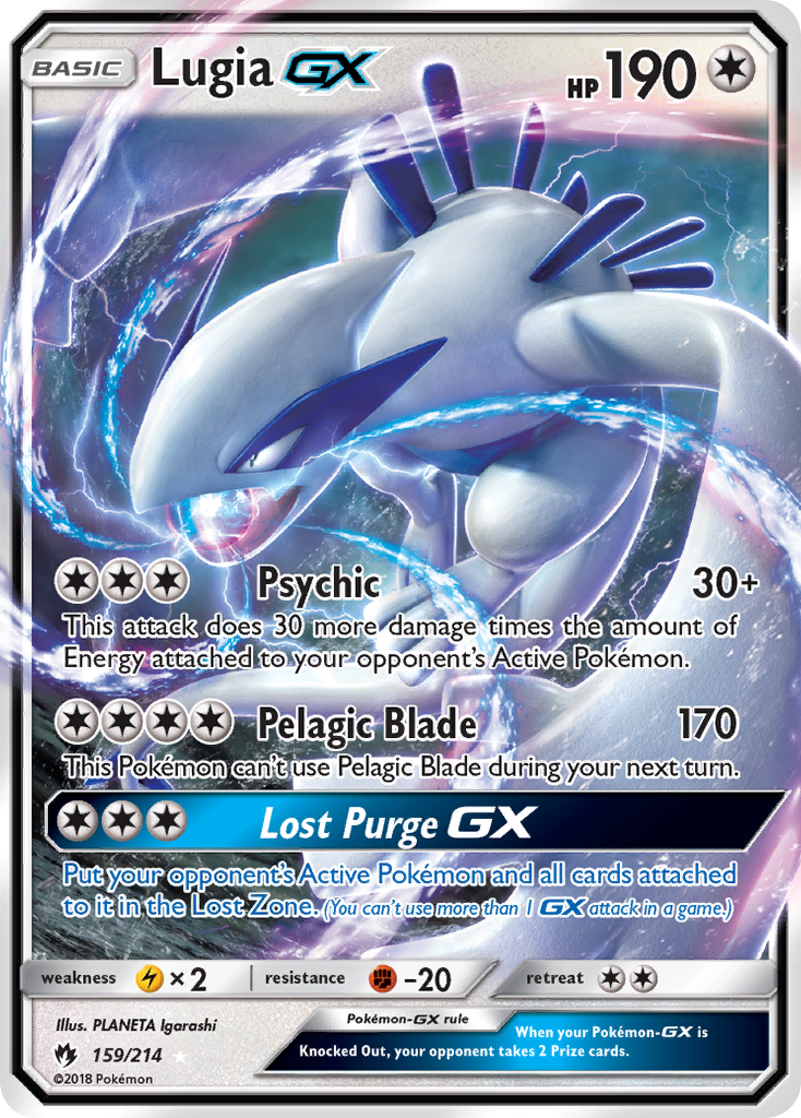 Lugia GX (159/214) [Sun & Moon: Lost Thunder] | Exor Games New Glasgow