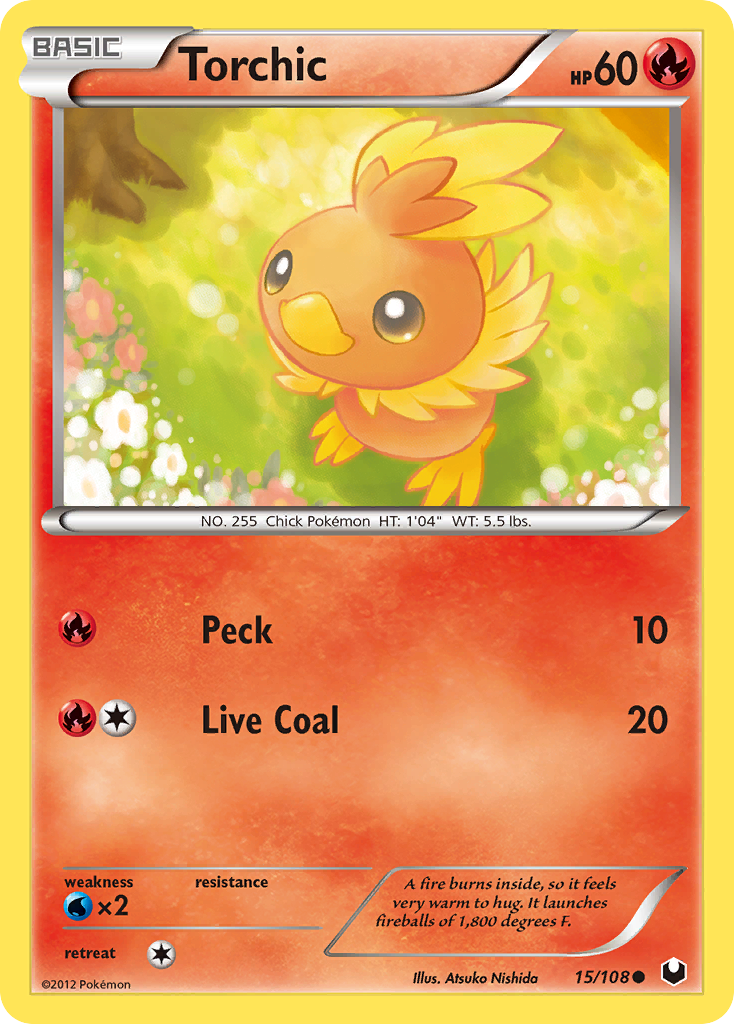 Torchic (15/108) [Black & White: Dark Explorers] | Exor Games New Glasgow