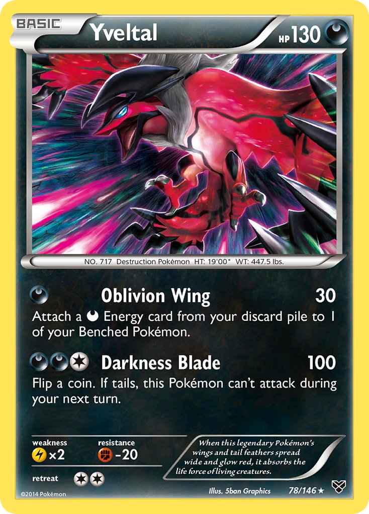 Yveltal (78/146) (Theme Deck Exclusive) [XY: Base Set] | Exor Games New Glasgow