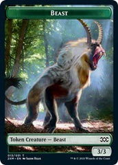 Beast // Saproling Double-sided Token [Double Masters] | Exor Games New Glasgow