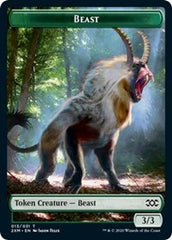 Beast // Soldier Double-sided Token [Double Masters] | Exor Games New Glasgow