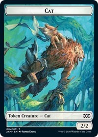 Cat // Copy Double-sided Token [Double Masters] | Exor Games New Glasgow