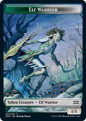 Elf Warrior // Germ Double-sided Token [Double Masters] | Exor Games New Glasgow