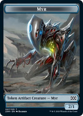 Myr (007) // Treasure Double-sided Token [Double Masters] | Exor Games New Glasgow