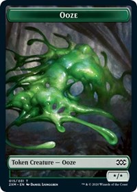 Ooze // Wurm (029) Double-sided Token [Double Masters] | Exor Games New Glasgow