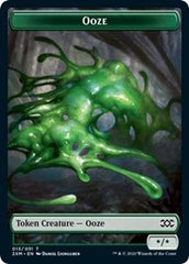 Ooze // Wurm (030) Double-sided Token [Double Masters] | Exor Games New Glasgow