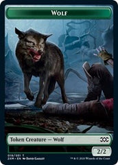 Wolf // Wurm (030) Double-sided Token [Double Masters] | Exor Games New Glasgow