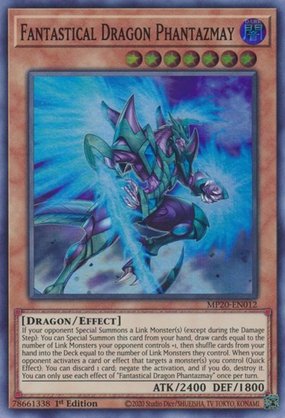 Fantastical Dragon Phantazmay [MP20-EN012] Super Rare | Exor Games New Glasgow