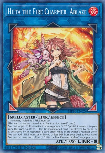 Hiita the Fire Charmer, Ablaze [MP20-EN024] Common | Exor Games New Glasgow