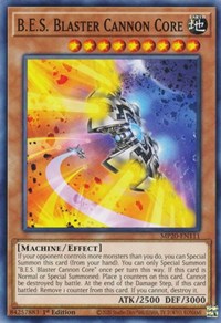 B.E.S. Blaster Cannon Core [MP20-EN111] Common | Exor Games New Glasgow