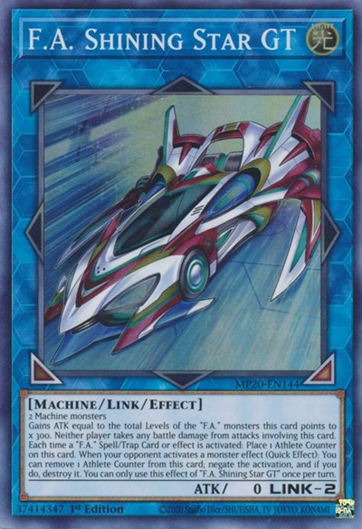 F.A. Shining Star GT [MP20-EN144] Super Rare | Exor Games New Glasgow