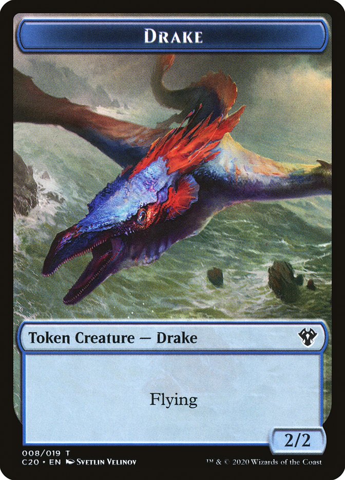 Drake Token [Commander 2020] | Exor Games New Glasgow