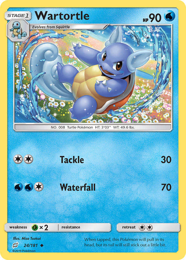 Wartortle (24/181) [Sun & Moon: Team Up] | Exor Games New Glasgow