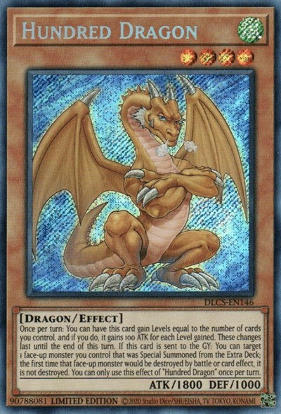 Hundred Dragon [DLCS-EN146] Secret Rare | Exor Games New Glasgow