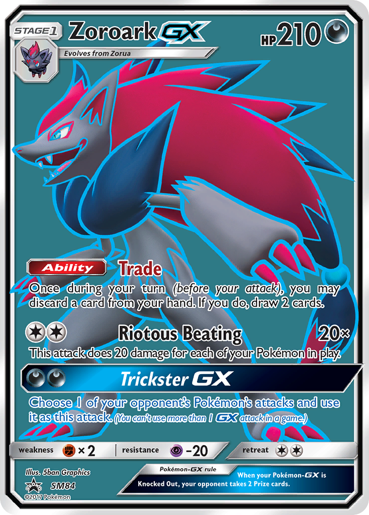 Zoroark GX (SM84) [Sun & Moon: Black Star Promos] | Exor Games New Glasgow