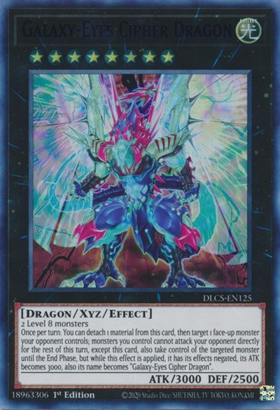 Galaxy-Eyes Cipher Dragon (Blue) [DLCS-EN125] Ultra Rare | Exor Games New Glasgow