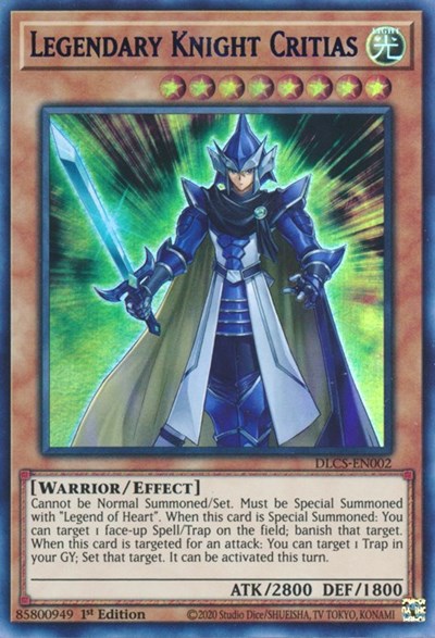 Legendary Knight Critias (Purple) [DLCS-EN002] Ultra Rare | Exor Games New Glasgow